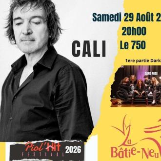 Piol'Hit Festival : Cali en concert._La Bâtie-Neuve