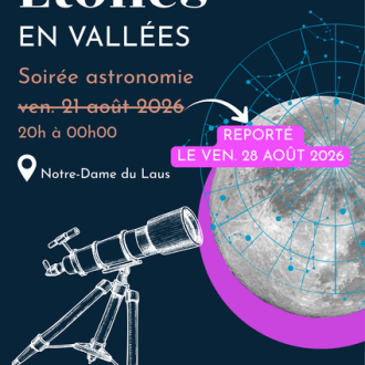 Étoiles en vallées - Soirée astronomie_Saint-Étienne-le-Laus