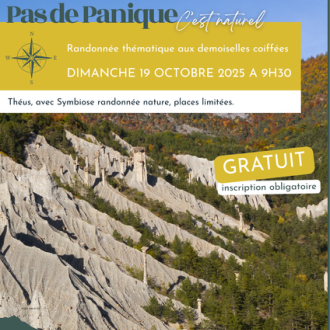 Pas de panique ! C'est naturel. Randonnée thématique aux demoiselles coiffées._Théus