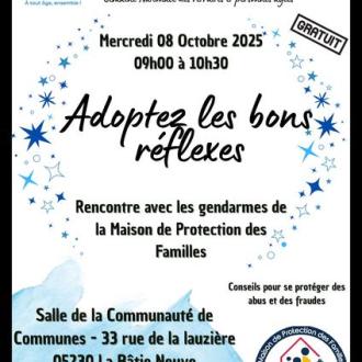 Rencontre avec les gendarmes de la Maison de Protection des Familles_La Bâtie-Neuve - Rencontre avec les gendarmes de la Maison de Protection des Familles_La Bâtie-Neuve