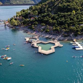 Concert flottant - Panorama tour_Rousset-Serre-Ponçon