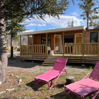 Camping les écolodges des 3 lacs : Mobil-homes._Rochebrune