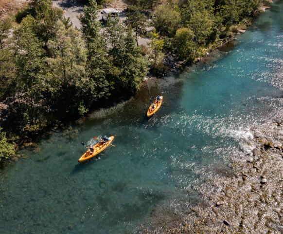 La rivière Durance en canoë kayak