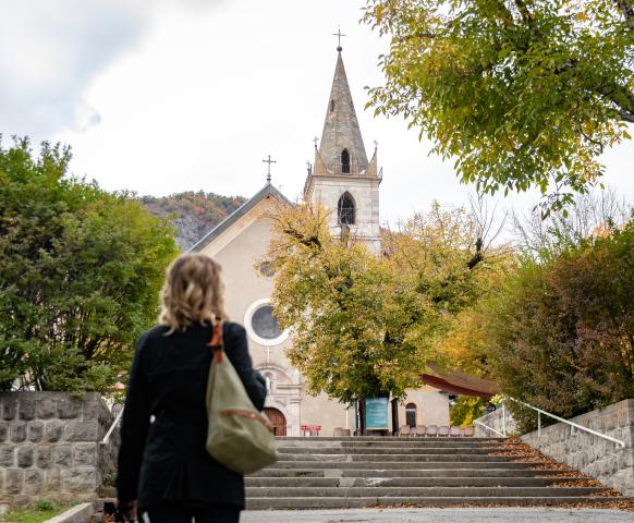 Basilique de Notre Dame du laus dans les Hautes Alpes 