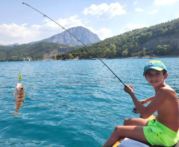 Pêche au lac de Serre Ponçon 