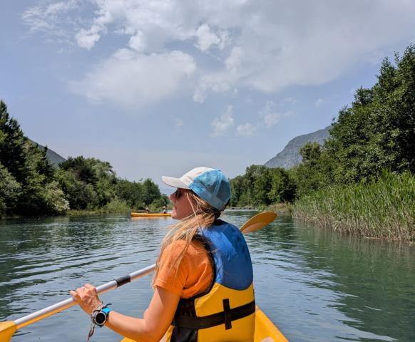 kayak sur la Durance 