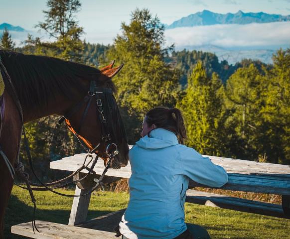 Tour de l'avance à cheval dans les vallées de Serre-Ponçon