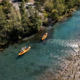 échappée sauvage en kayak sur la Durance
