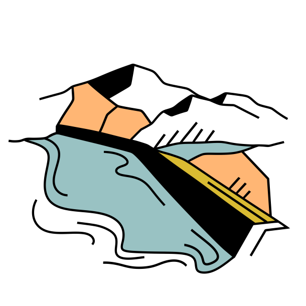 Barrage de Serre Ponçon Hautes Alpes 