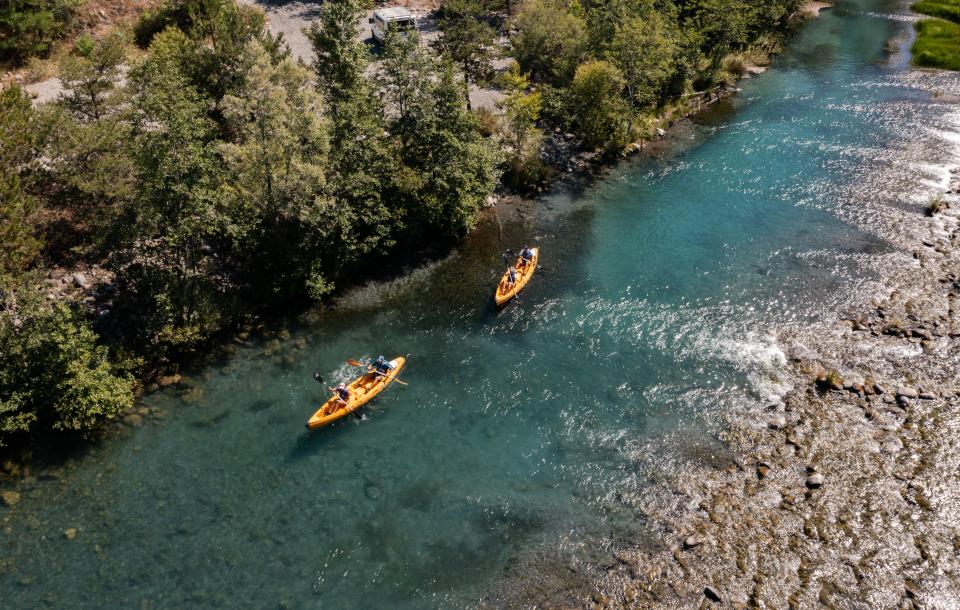 La rivière Durance en canoë kayak 