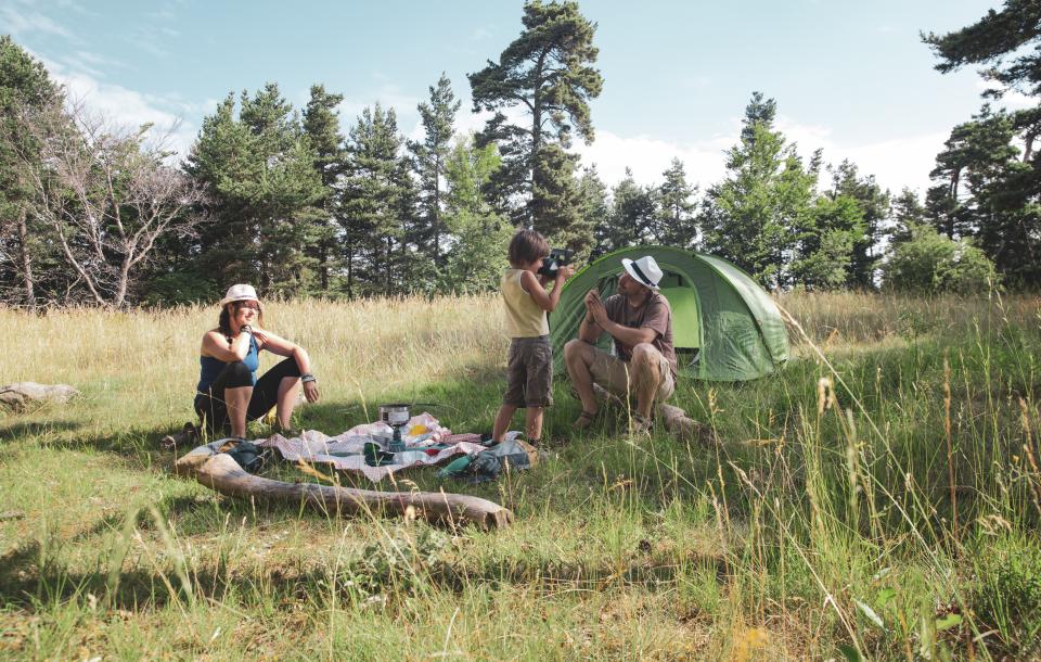 Bivouac en famille dans les Hautes Alpes 
