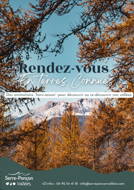 affiche animation serre ponçon vallées 