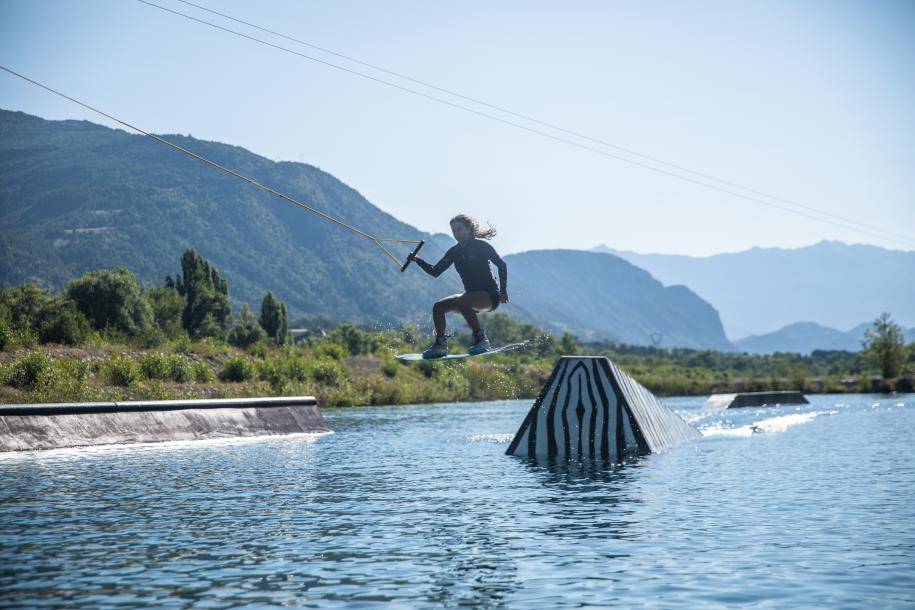 wakeboard sur Les 3 lacs 