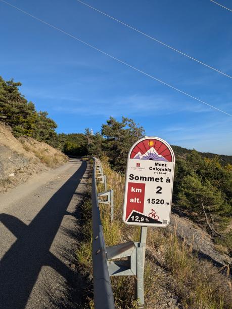 Sommet Colombis 2km