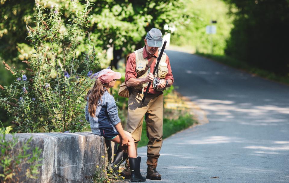 Pêche à la mouche sur la rivière sauvage de la  Durance 