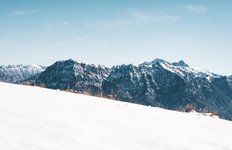 le mont Colombis en hiver 